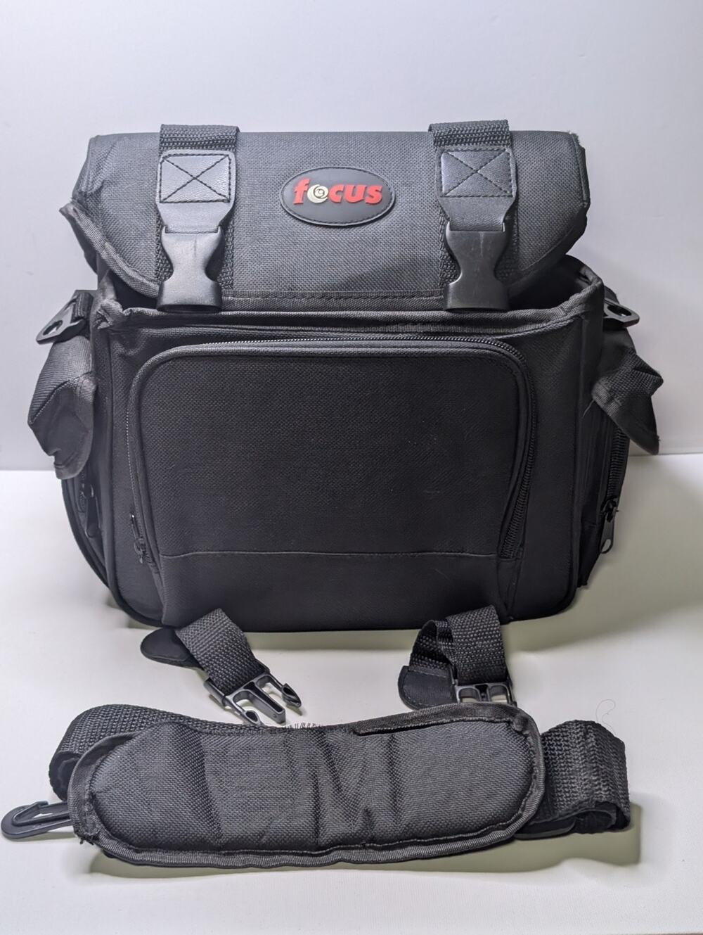 Focus Camera Bag Shoulder Carry Case Padded DSLR Video Camcorder Storage